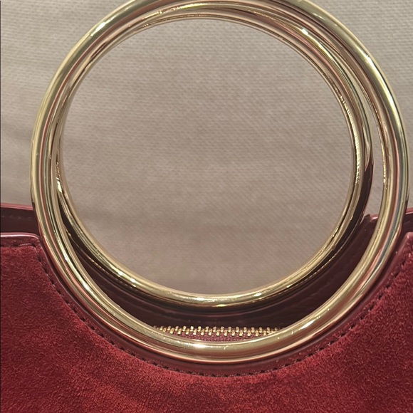 Kate Spade Red Suede Fringe Handbag - Picture 3 of 5